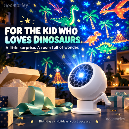 Magical Dinosaur & Ocean Star Projector Turn Bedtime Into an Underwater Adventure!