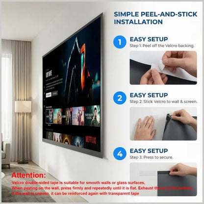 100inch 4K UHD Anti-Light Foldable Portable Projector Scree