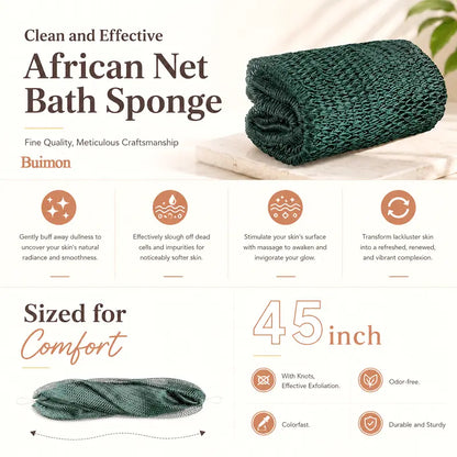 4 - PACK African exfoliating net Sponge