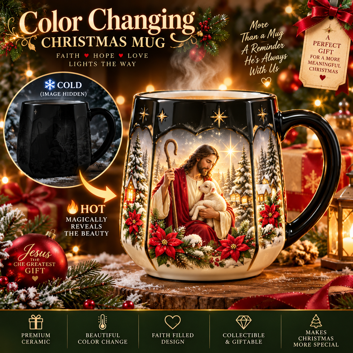 Christmas Magic Color-Changing Mug Heat Reveal Holiday Gift