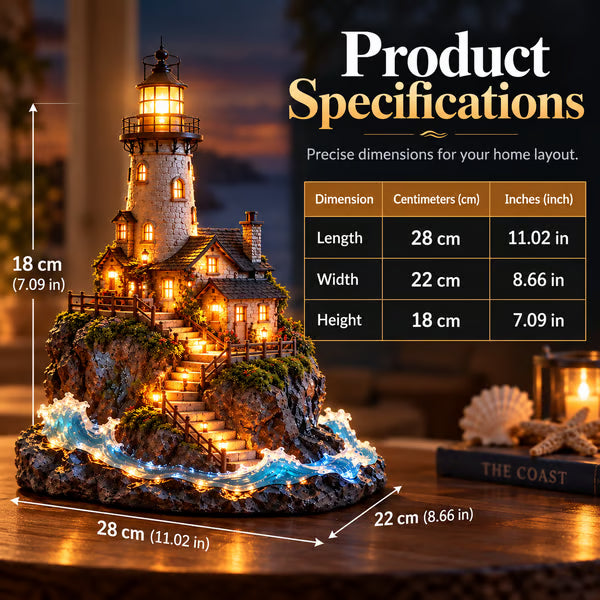 Coastal Lighthouse Glow Bring the Calm of the Shore Home