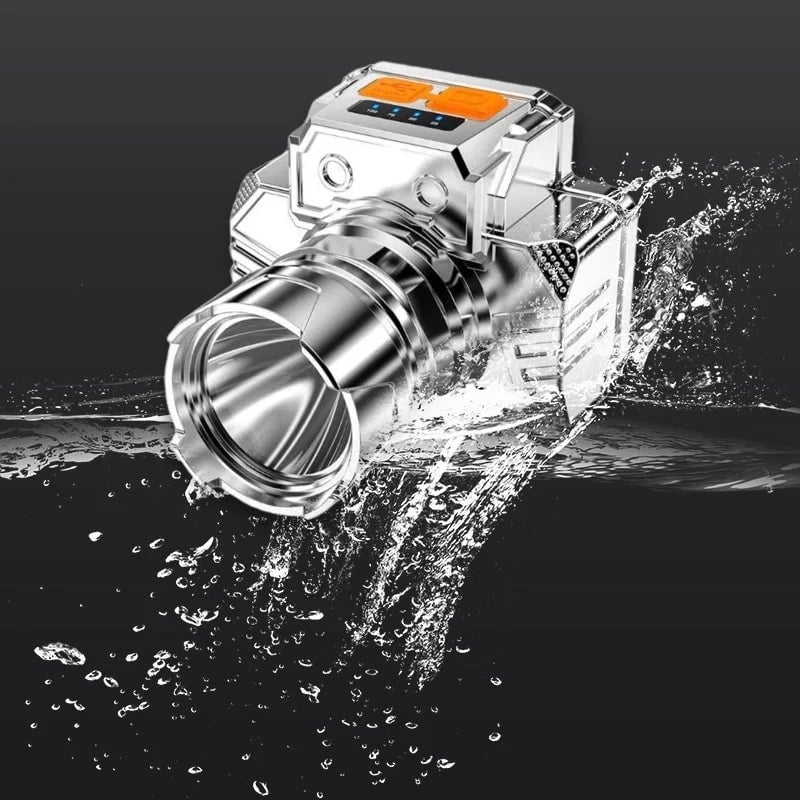 Rechargeable Waterproof LED Headlamp | Outdoor Fishing & Camping Light!