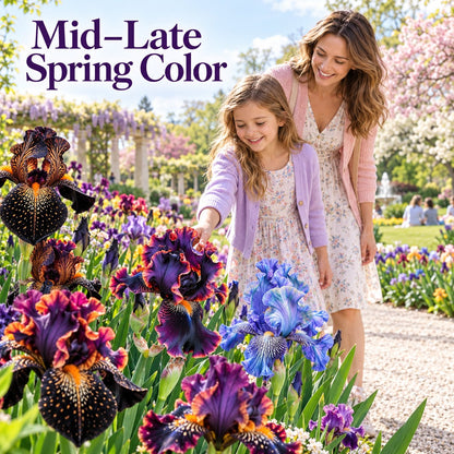 Grow Beautiful Mixed Color Iris Flowers Hardy Perennial Seeds for Your Home Outdoor Garden