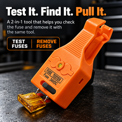 Fuse Tester & Puller Test & Extract Blade Fuses in One Tool