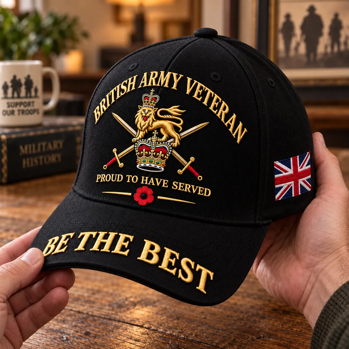 British Army Veteran Cap Proud to Have Served