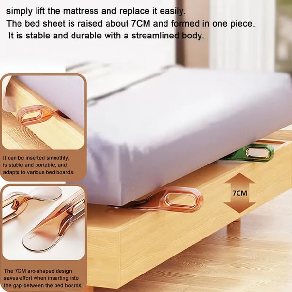 No More Strain Effortless Mattress Lifting & Sheet Tucking