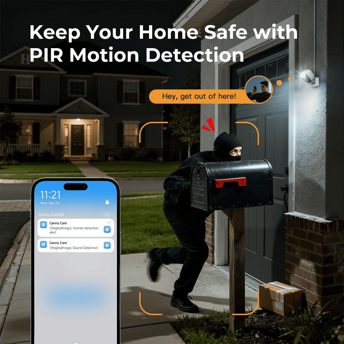 Crystal-clear security 2K camera Color Night Vision 24/7 Recording & Smart Alerts Easy Install!