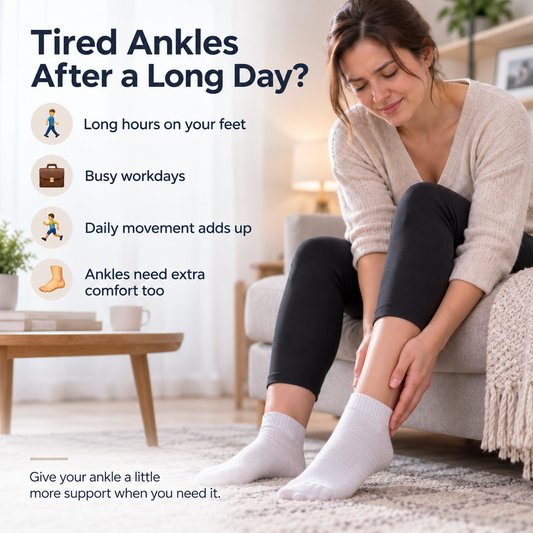 Smart Heated Ankle Support Wrap Adjustable Digital Comfort Brace