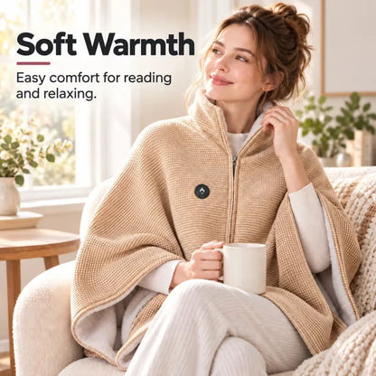 Wearable Heated Blanket for Cozy Couch & Desk Comfort
