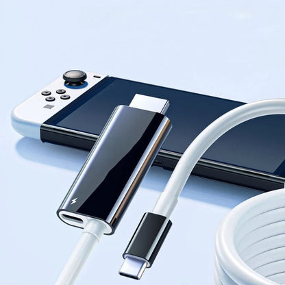2M USB-C to HDMI Cable 4K Display & 100W PD Charging for Switch, Phones, Tablets & Laptops