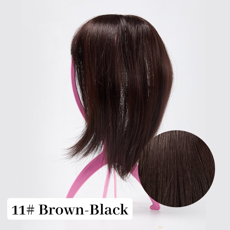 Superior Quality-Natural Hair Toppers With Bangs For Women