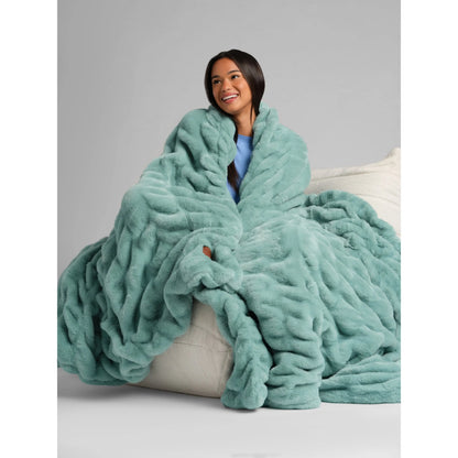 Oversized Plush Throw Blanket