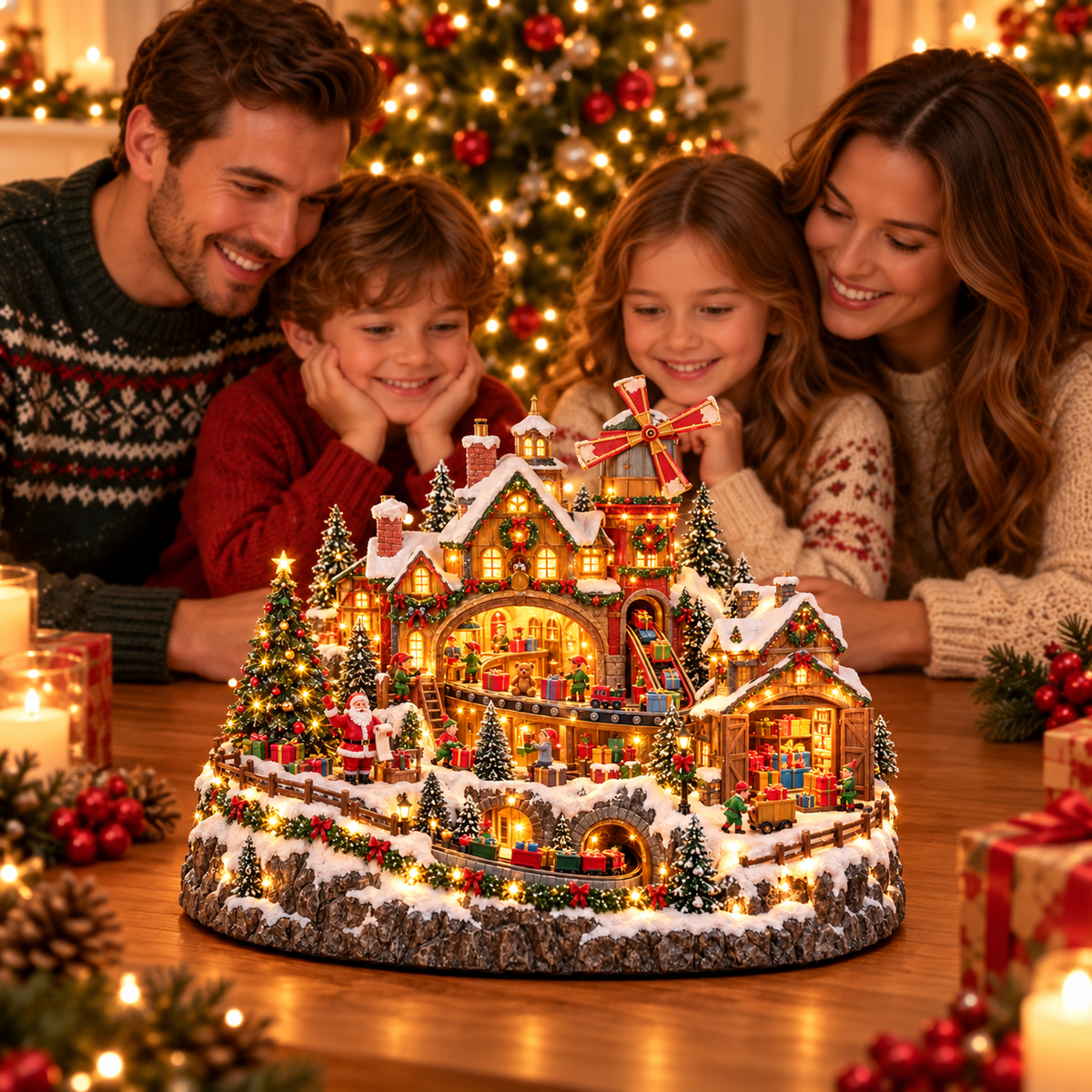 Lighted & Animated Christmas Village Collection- Same as the video