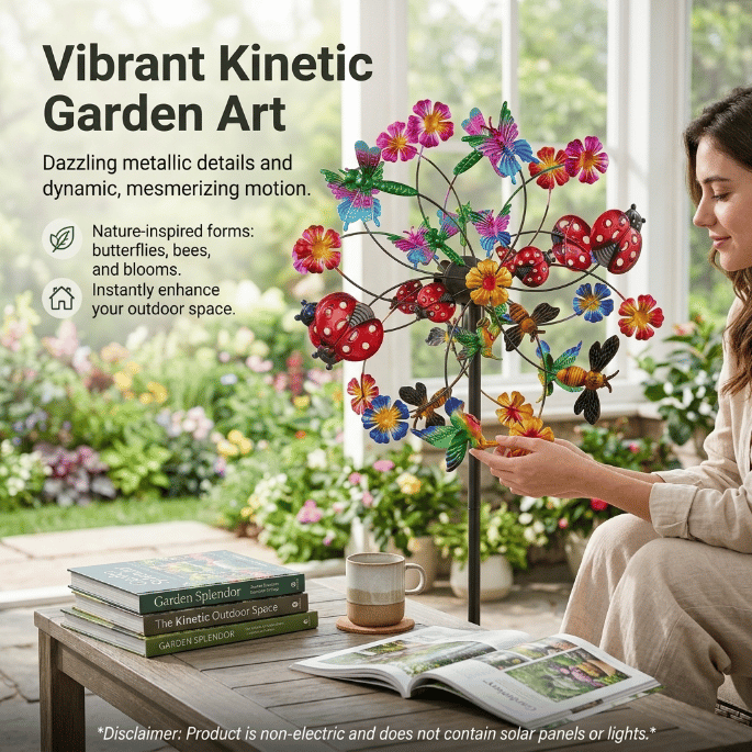 Decorative Flower Wind Spinners