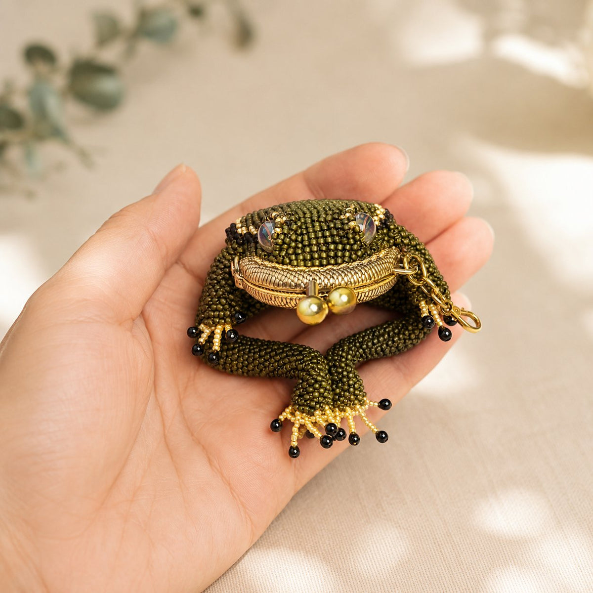 Cute Frog Coin Purse Kawaii Zipper Wallet for Coins, Cards & Cash