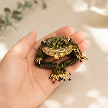 Cute Frog Coin Purse Kawaii Zipper Wallet for Coins, Cards & Cash
