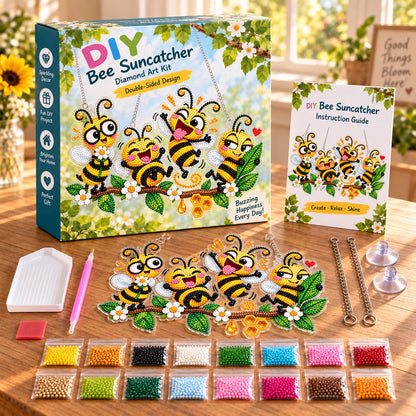 Sunny Birds Diamond Art Suncatcher DIY Kit