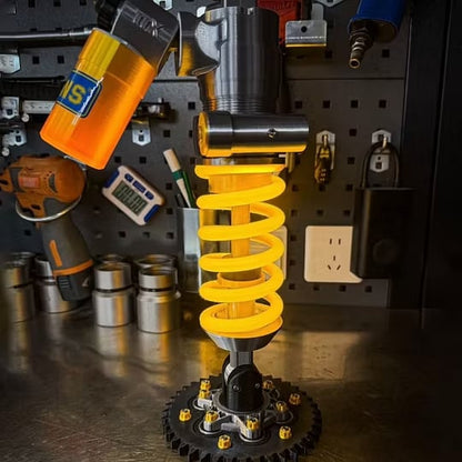 Father's Day Limited Inspired Suspension Shock Absorber Lamp - Adjustable LED Light for Gamers & Car Enthusiasts