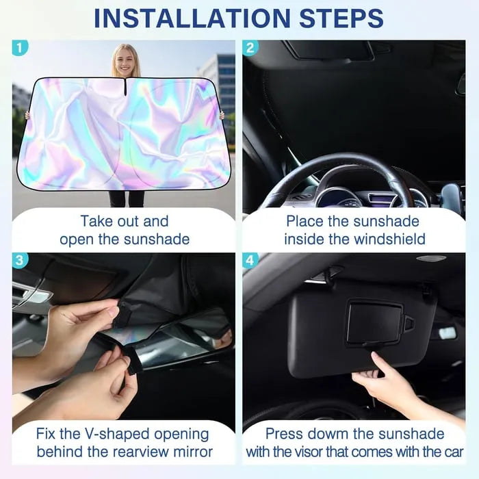 2026 Summer - 2026 Foldable Anti-UV Windshield Sunshade