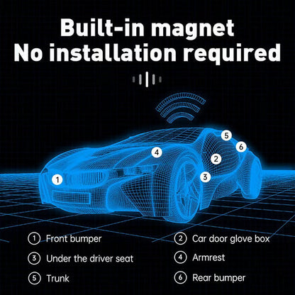EasyFind Mini Magnetic GPS Tracker- Unlimited Distance, US & Worldwide!