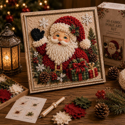 3D Christmas Fabric Stamping Set