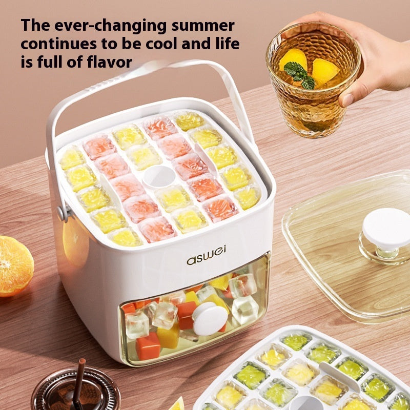 Ice Cube Mold Storage Set