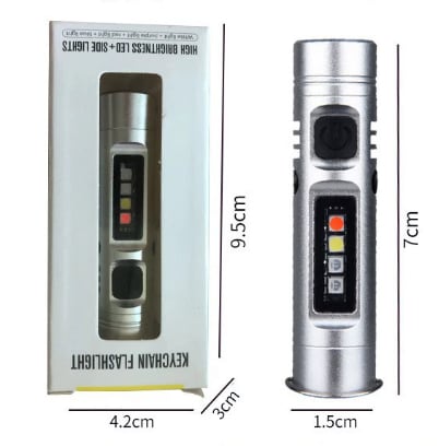 Christmas Multi-Functional Aluminum Alloy Mini Flashlight