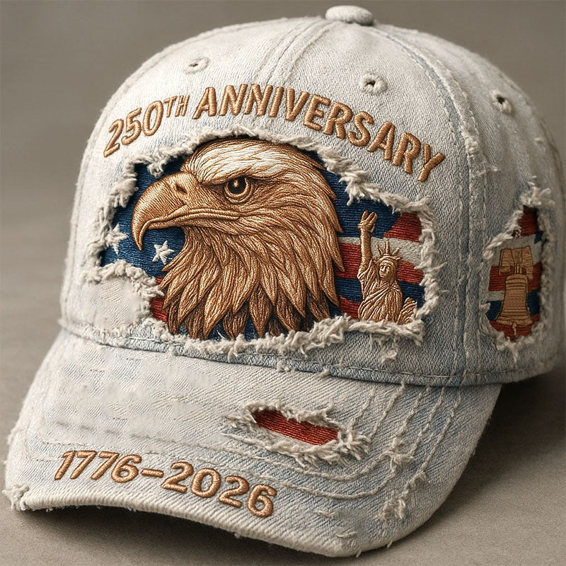 Patriotic Eagle Baseball Cap