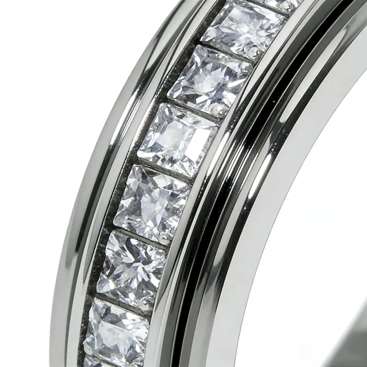 Titanium Steel Spinner Fidget Ring