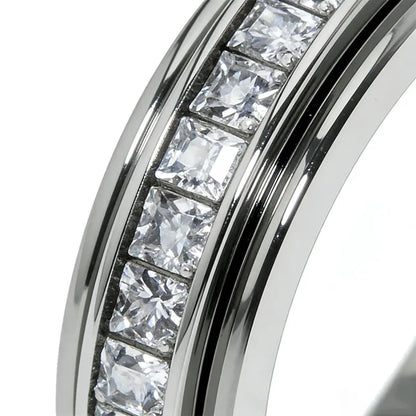Titanium Steel Spinner Fidget Ring