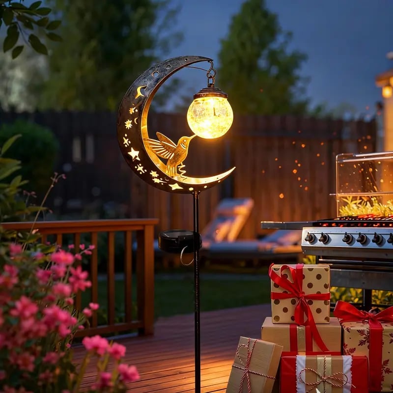 Hummingbird Moon Solar Light