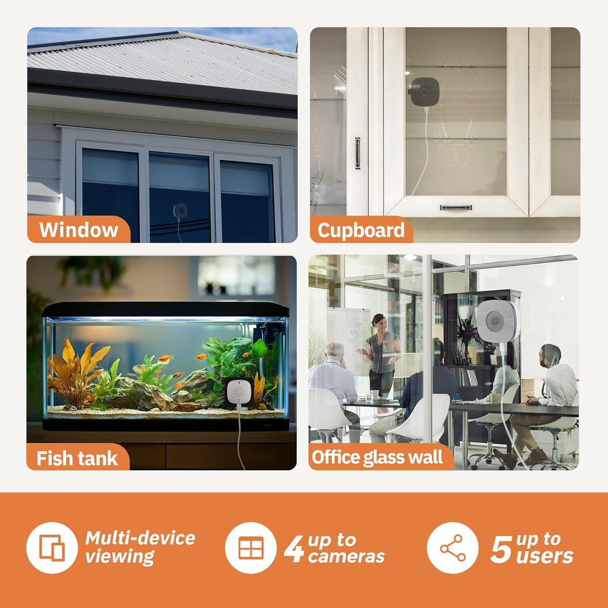 Crystal-clear security 2K camera Color Night Vision 24/7 Recording & Smart Alerts Easy Install!