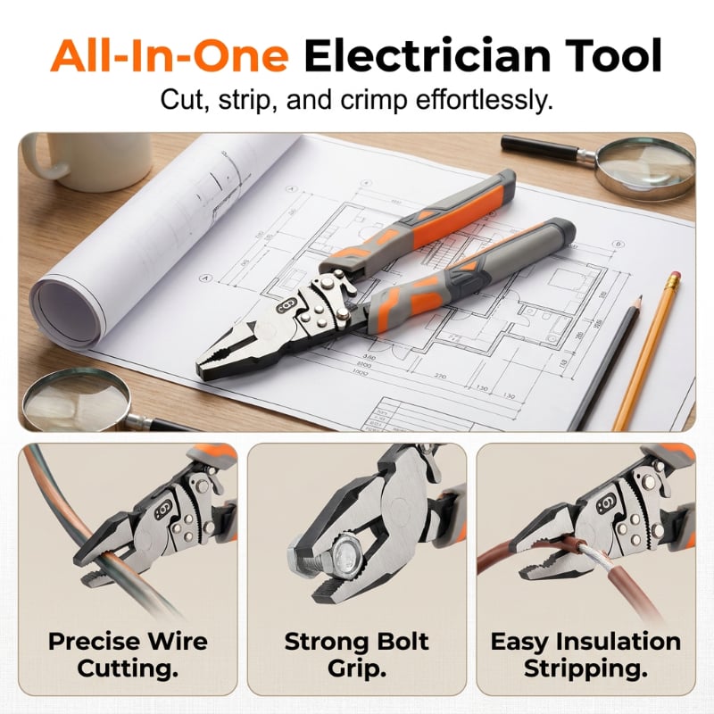 Self-Locking Ratchet Pliers Secure Grip, Less Effort