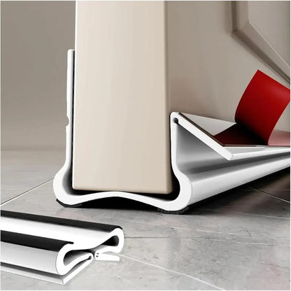 Triple Seal Under-Door Draft Stopper Self-Adhesive PVC Weather Strip