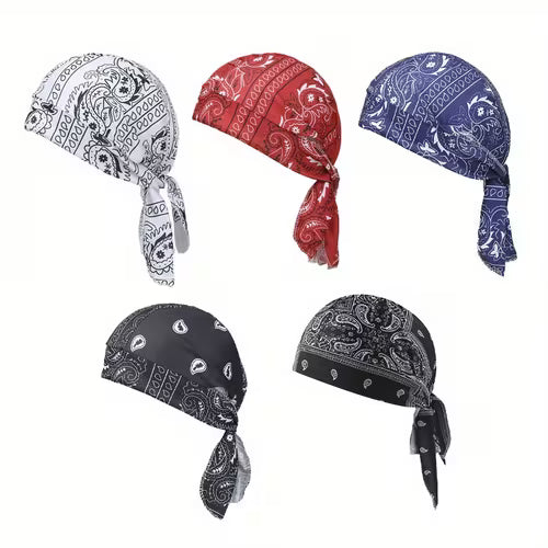 Paisley Cooling Headscarf Cap Set Stay Cool & Chic All Summer!