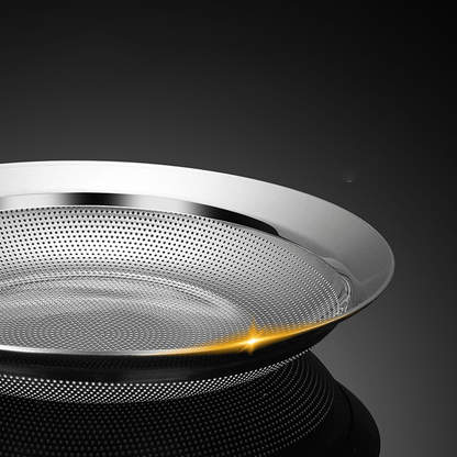 2-Piece Stainless Steel Fine Mesh Skimmer Spoons, Multi-Size Pot Fat Skimmers