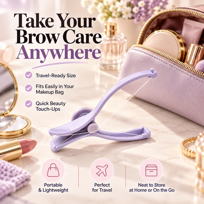 Precise Brow Threading Tool Easy At-Home Facial Hair Removal & Eyebrow Grooming