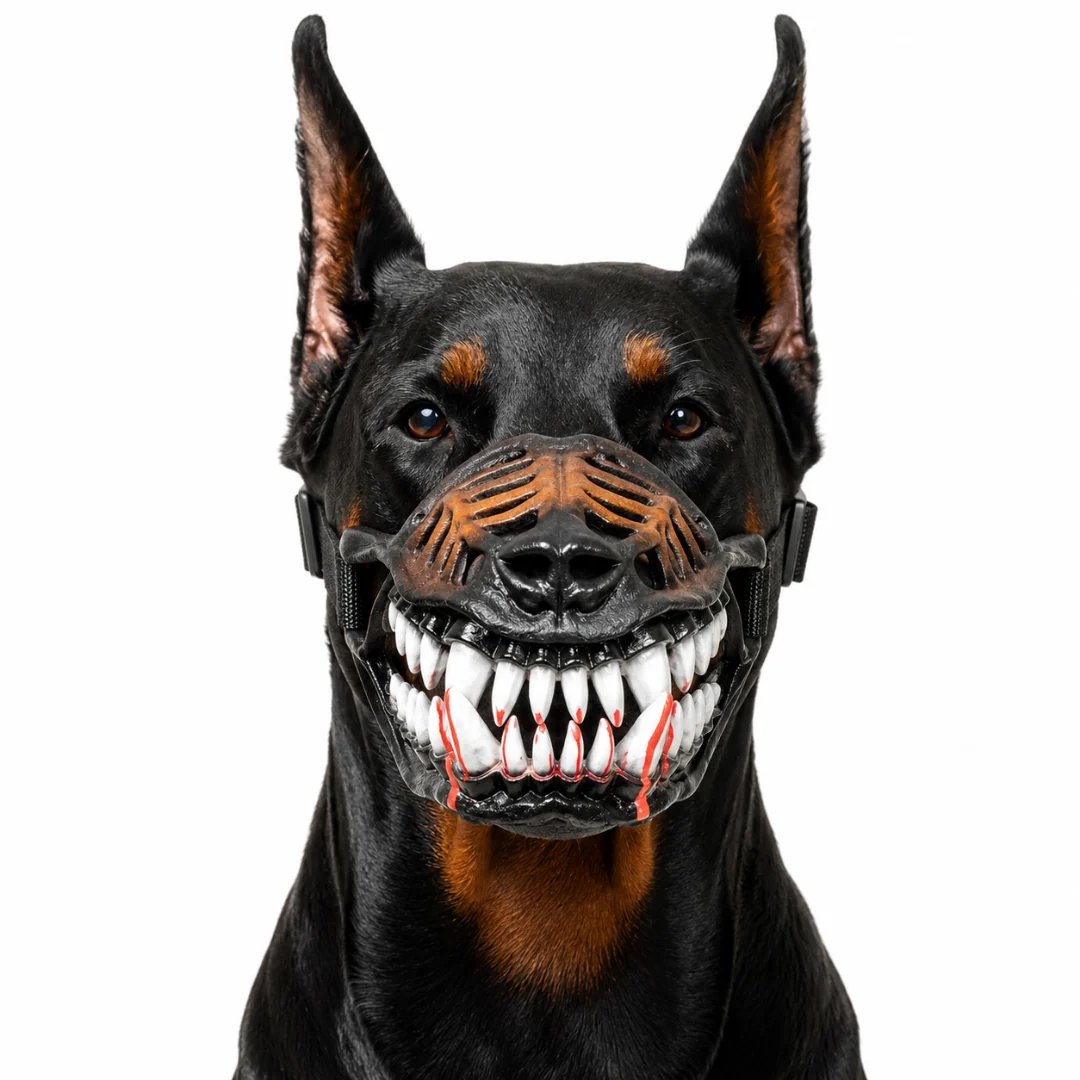 EARLY HALLOWEEN Hell Hound Monster Muzzle