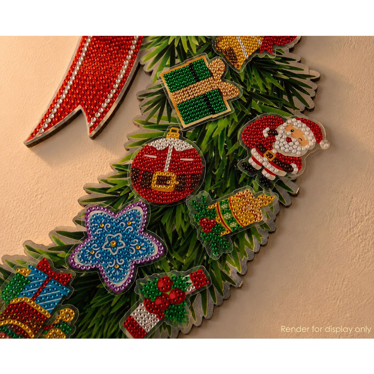 2026 Crystal Art Advent Calendar Christmas Wreath