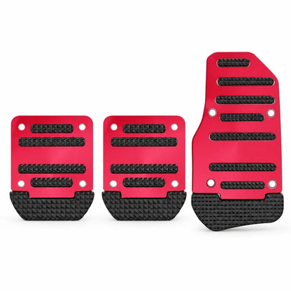 Car Pedal Covers, Aluminum Alloy Sets for Automatic & Manual Vehicles