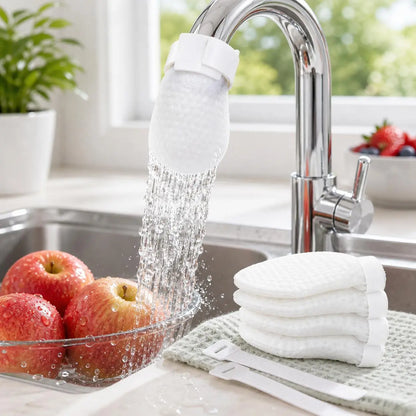 Cotton Faucet Filter Bags Sediment & Splash Filter