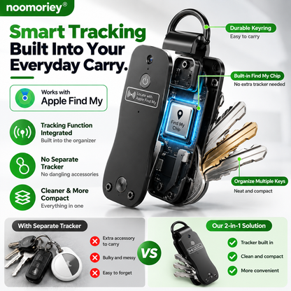 Smart Key Organizer with Find My Tracking & Sound Alert