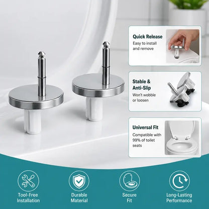 Universal Toilet Seat Expansion Bolts | Stop Wobbly Loose Toilet Seats