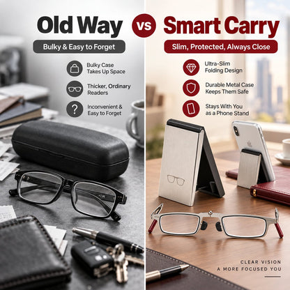 Weightless Folding Readers in a Sleek Metal Vault | Read Anywhere
