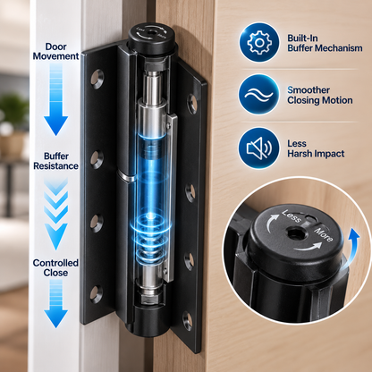 Soft-Close Self-Closing Door Hinge Smooth, Controlled & Quieter Closing