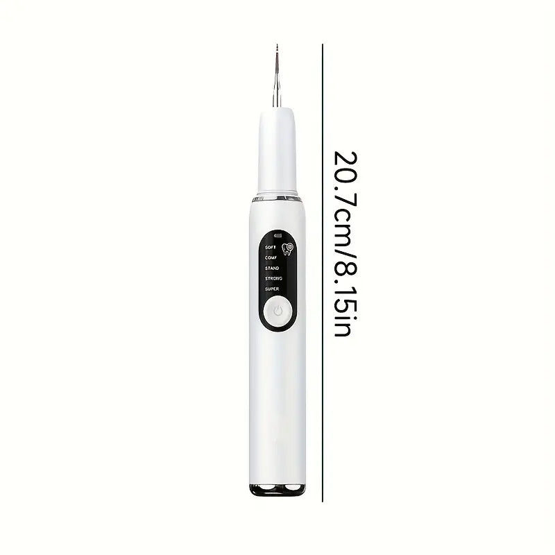 Ultrasonic Plaque and Tartar Remover, Professional Teeth Cleaning Kit (7-Piece Set) Safe and Gentle