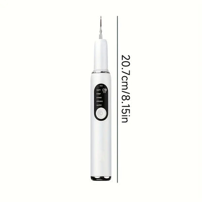 Ultrasonic Plaque and Tartar Remover, Professional Teeth Cleaning Kit (7-Piece Set) Safe and Gentle