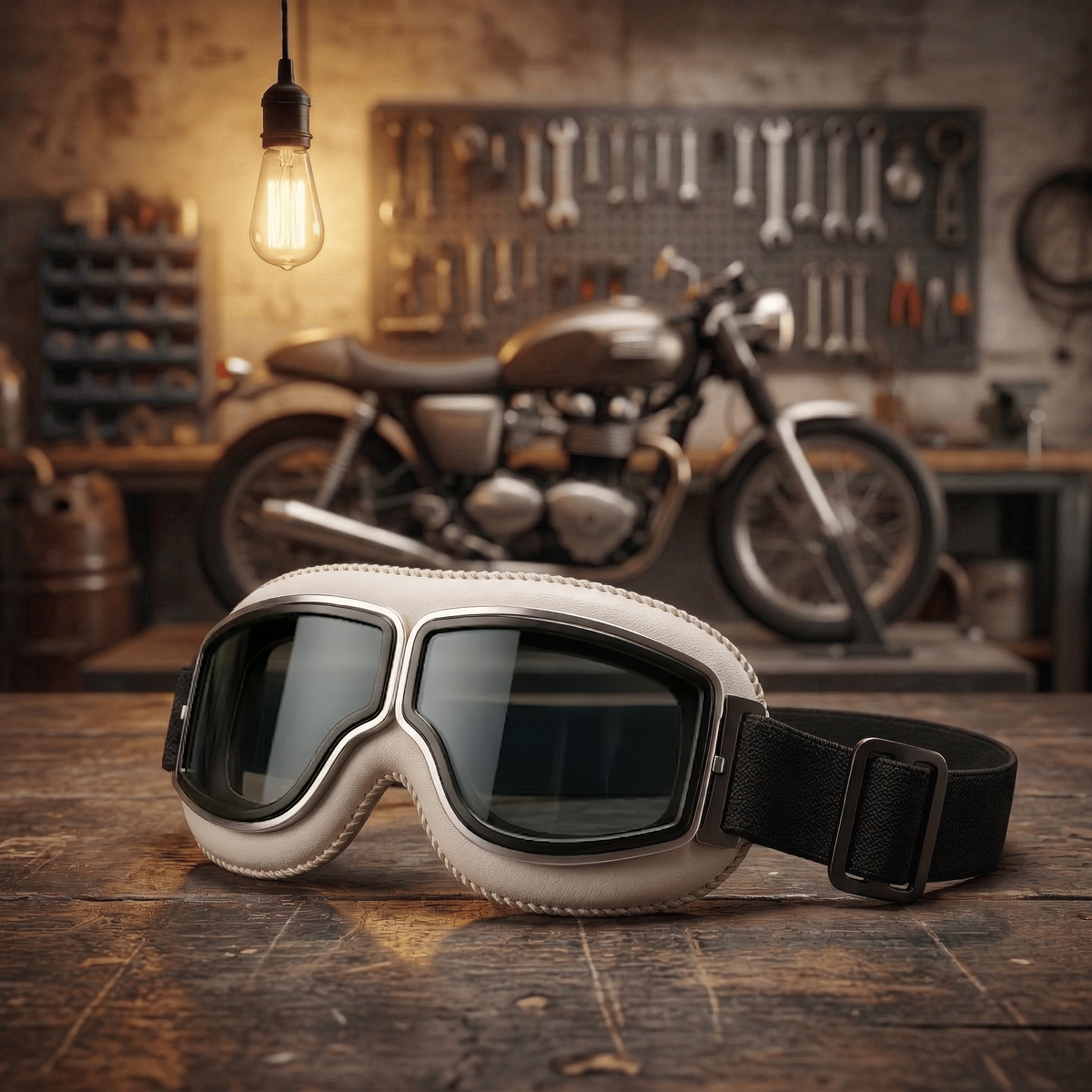 OTG Vintage Motorcycle Goggles (Fits Over Glasses)