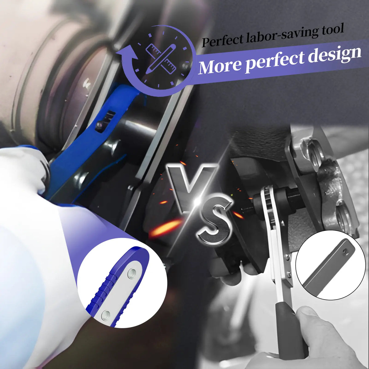 Brake Caliper Piston Press Tool 360 Rotating Wrench