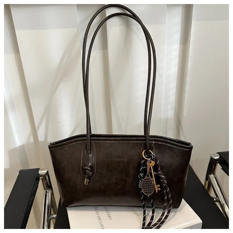 👝Women's Elegant Solid Color Large Capacity Shoulder Bag | Trendy Versatile Tote for Daily Commute & Casual Use